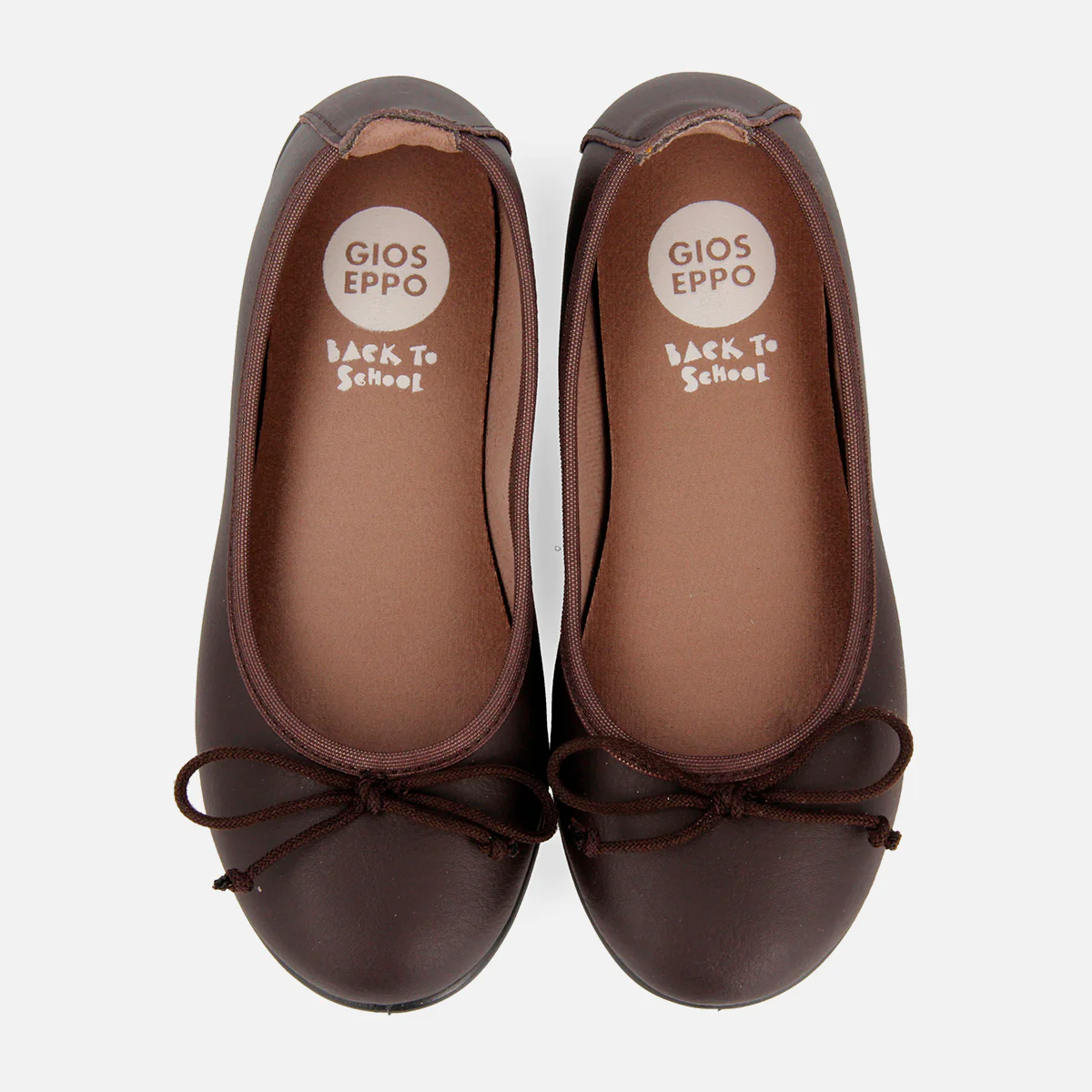 SCHOOL BALLET FLATS IN NAVY BLUE VOLTAIRE - Image 4