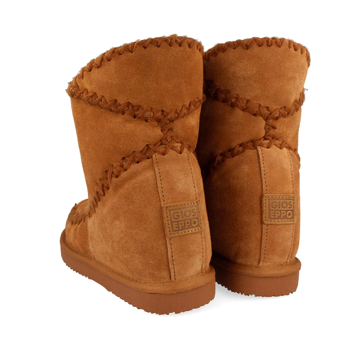 Botines marrones de estilo australiano con cuña interna para mujer 42114 - Image 4