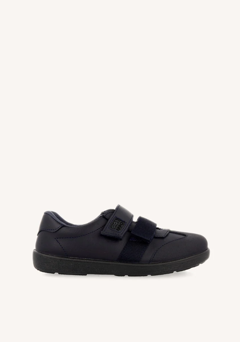 Navy blue school shoes for boys SALCHA
