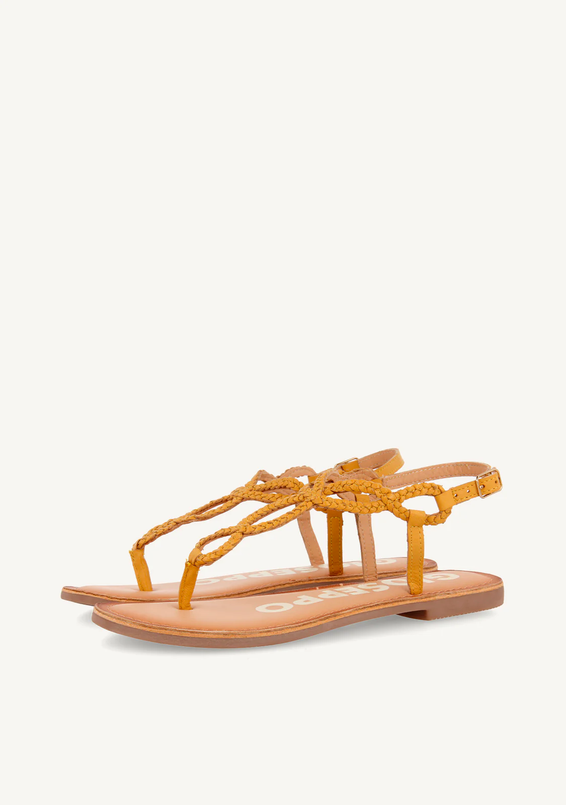 BRAIDED LEATHER SANDALS FYFFE - Image 2