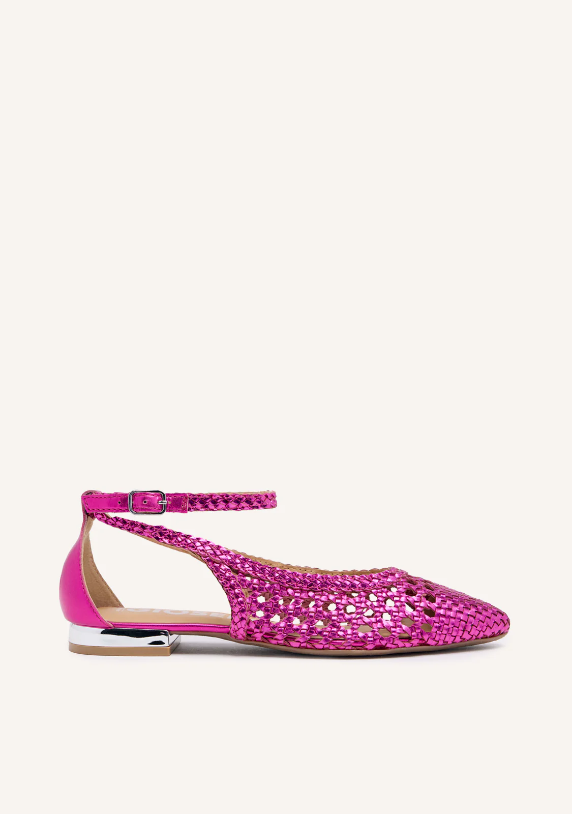 BRAIDED LEATHER BALLET FLATS DELL