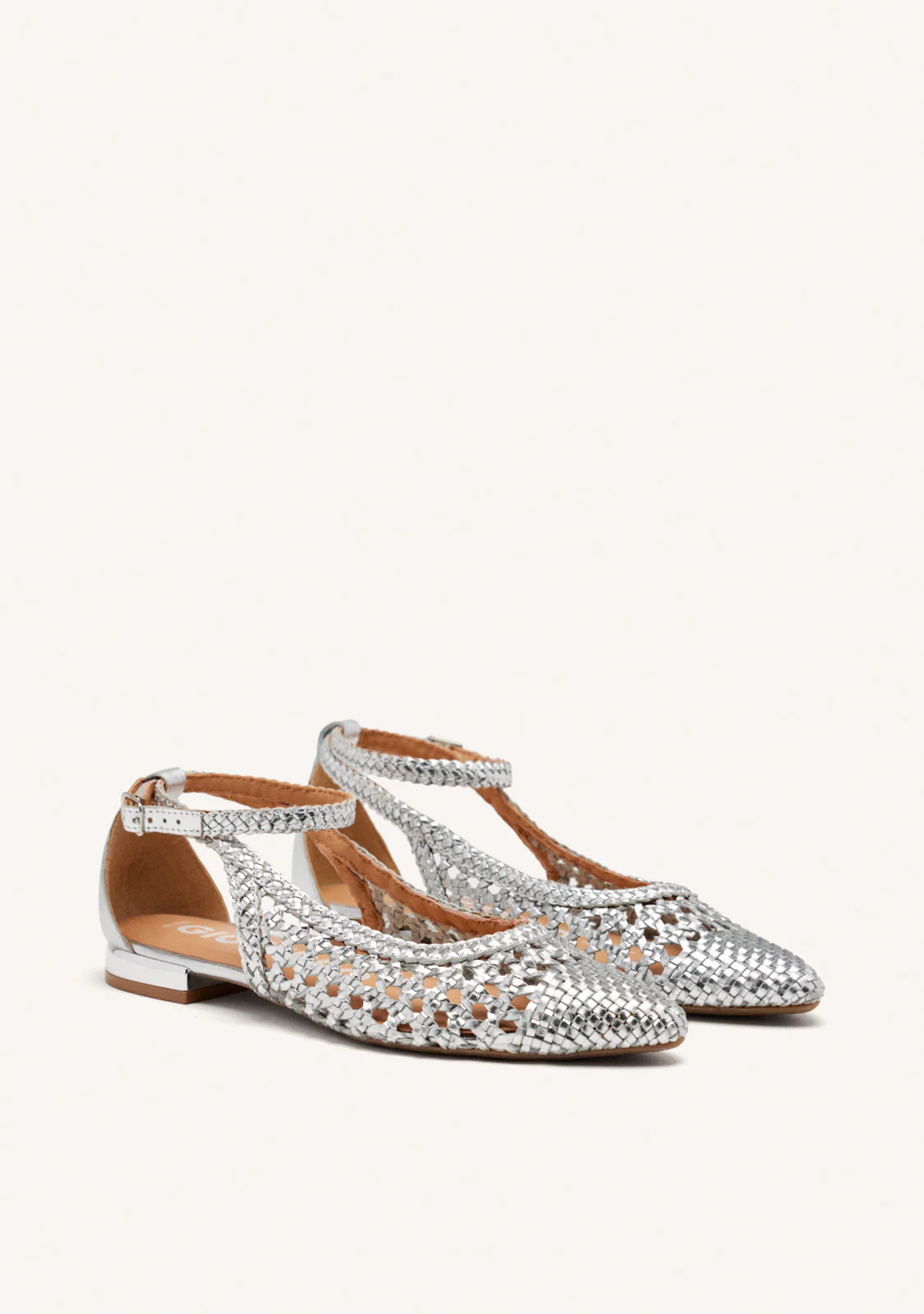 BRAIDED LEATHER BALLET FLATS DELL - Image 2