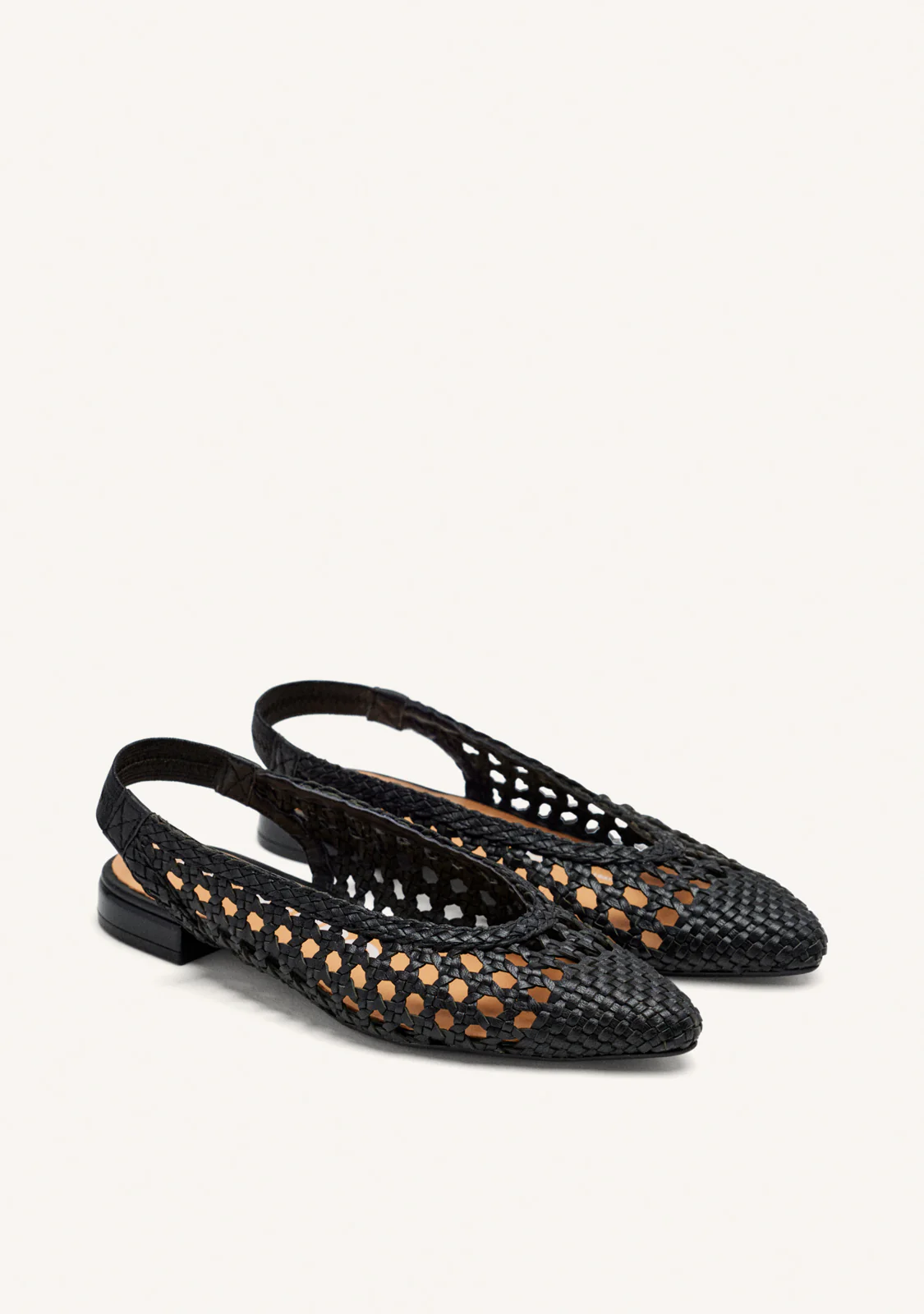 BRAIDED LEATHER BALLET FLATS GUATAVITA - Image 2