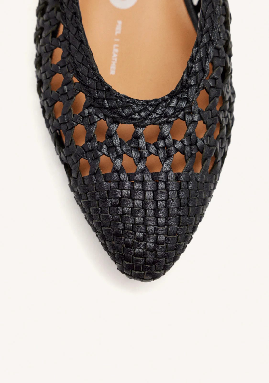 BRAIDED LEATHER BALLET FLATS GUATAVITA - Image 3