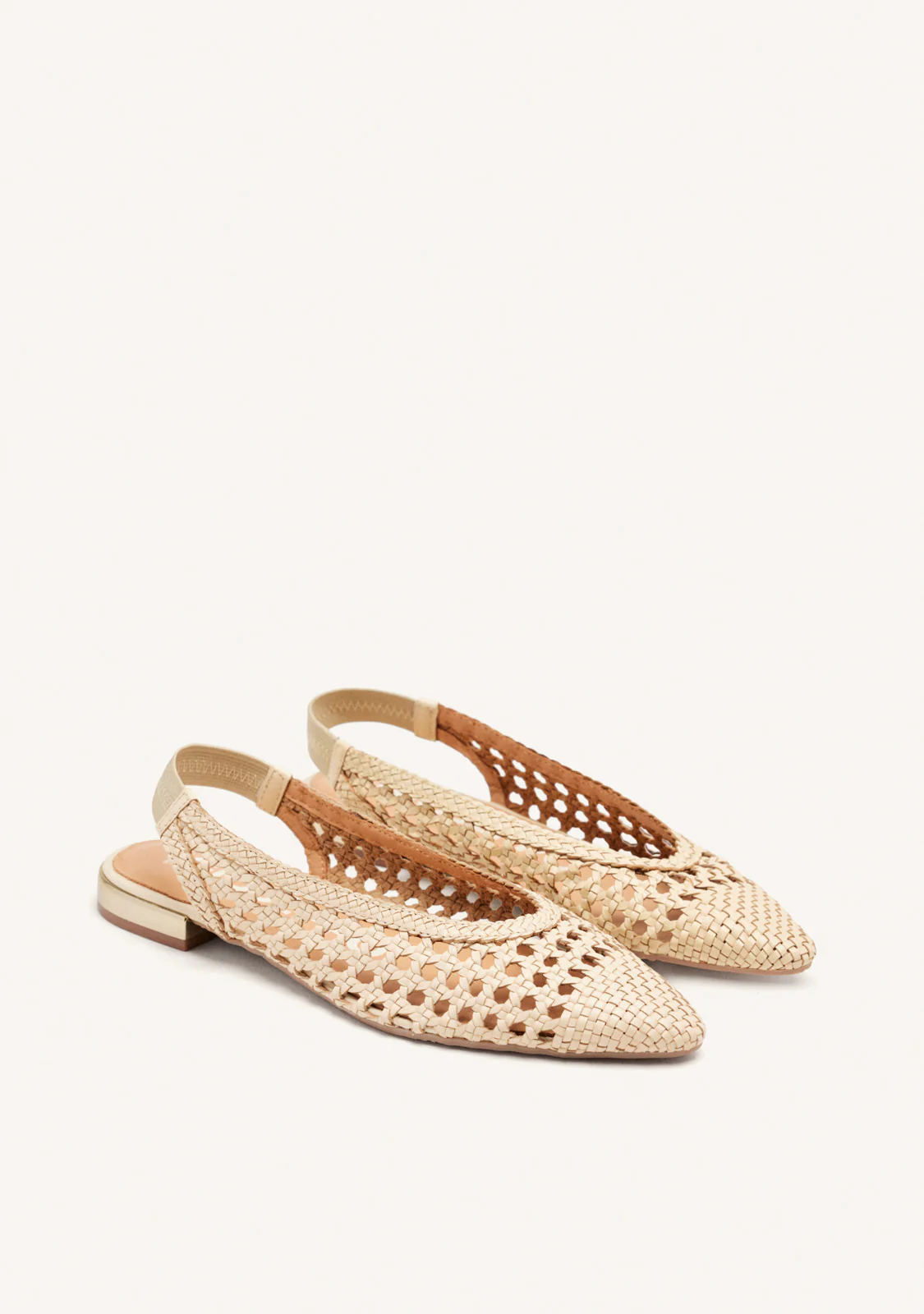 BRAIDED LEATHER BALLET FLATS GUATAVITA - Image 2