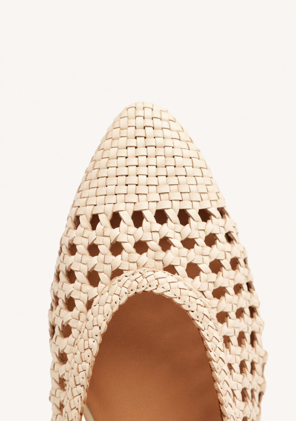 BRAIDED LEATHER BALLET FLATS GUATAVITA - Image 4