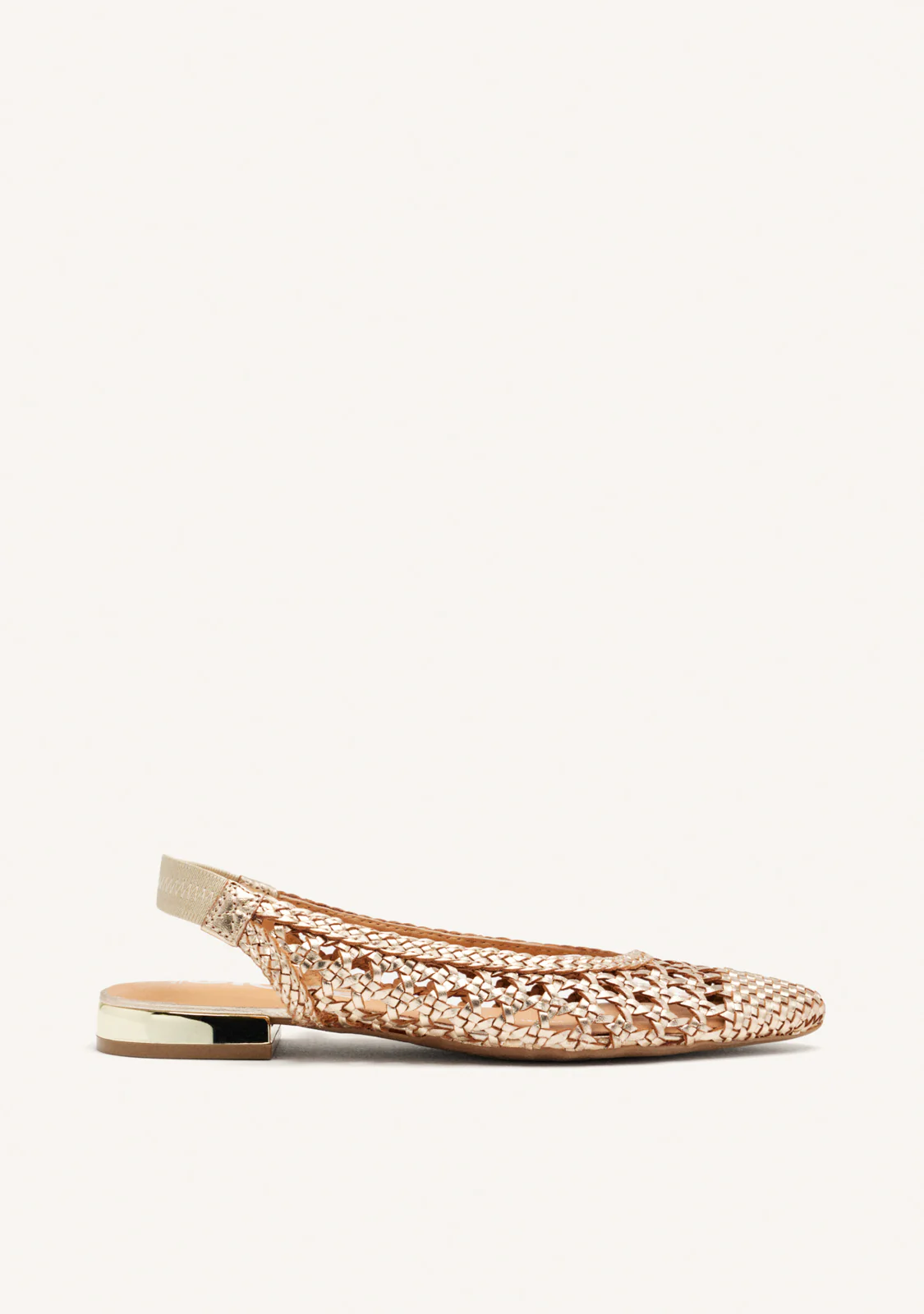 BRAIDED LEATHER BALLET FLATS GUATAVITA