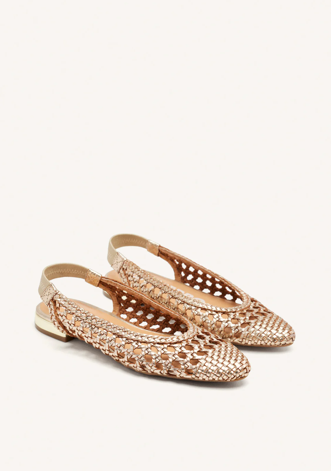 BRAIDED LEATHER BALLET FLATS GUATAVITA - Image 2