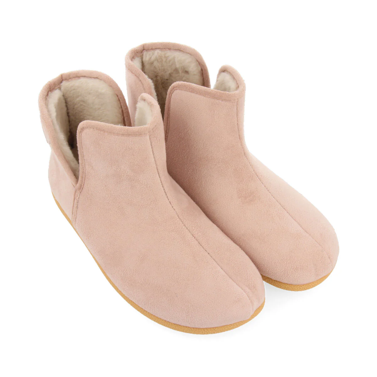 Ankle-height house slippers with fleece detail “Sifjord” - Image 3