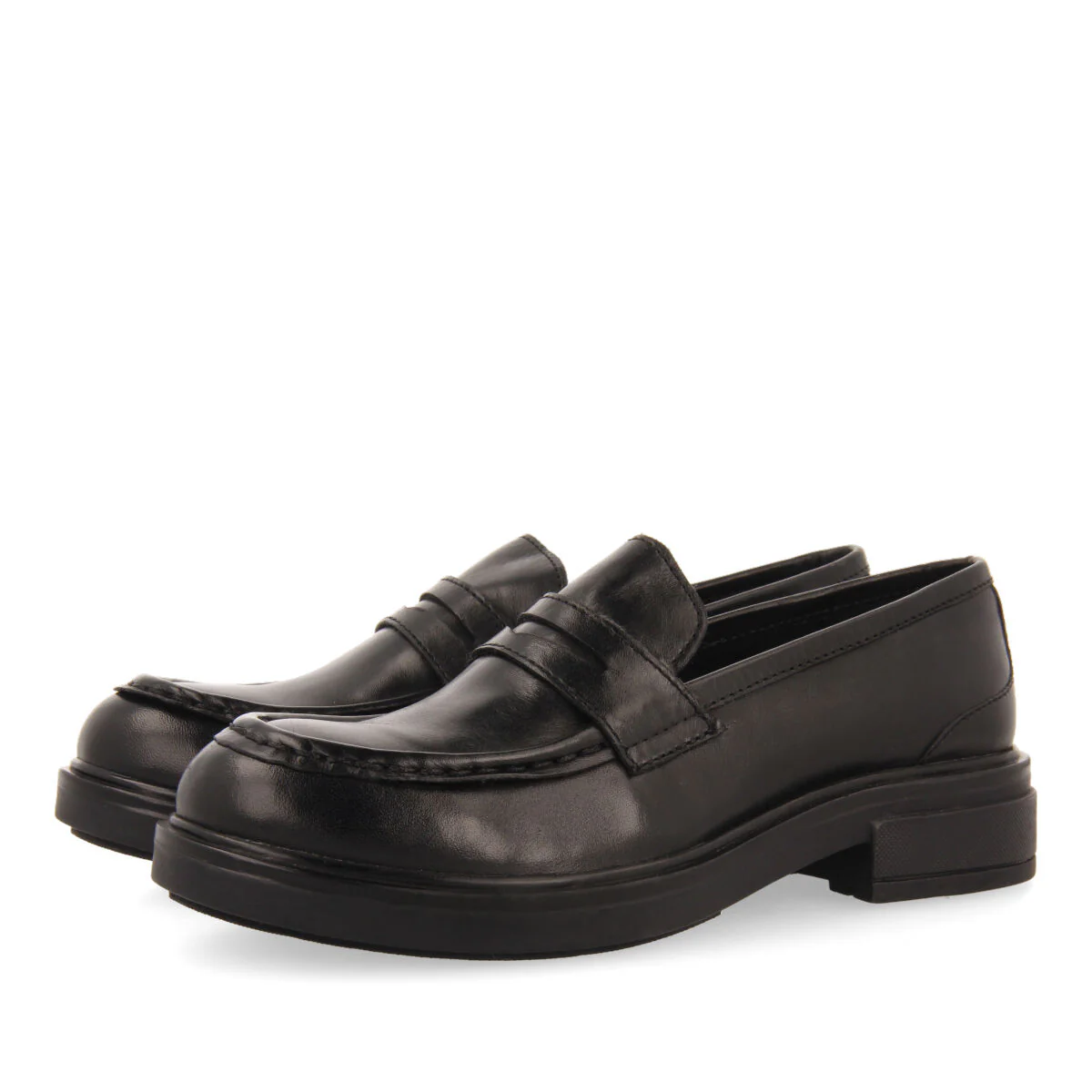 CLASSIC LEATHER LOAFERS FOR GIRLS AND BOYS LANACH - Image 2