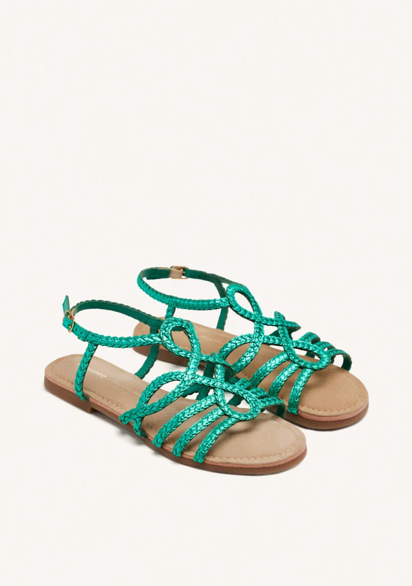 YAKIMA BRAIDED LEATHER SANDALS - Image 2