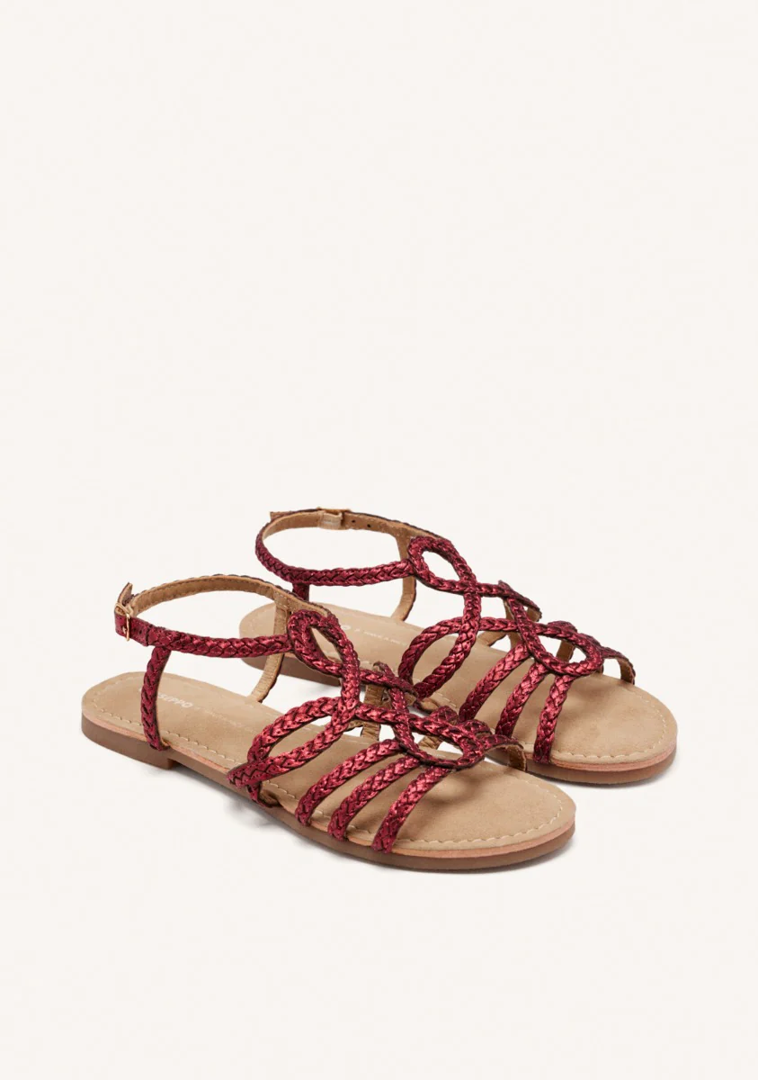 YAKIMA BRAIDED LEATHER SANDALS - Image 2