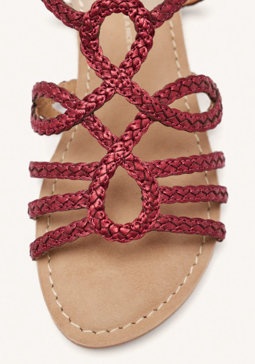 YAKIMA BRAIDED LEATHER SANDALS - Image 3