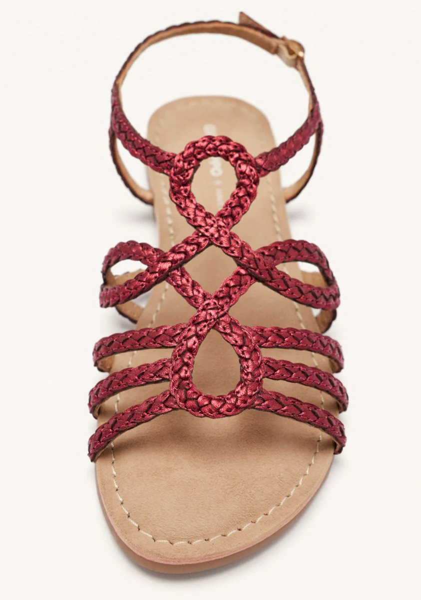 YAKIMA BRAIDED LEATHER SANDALS - Image 4