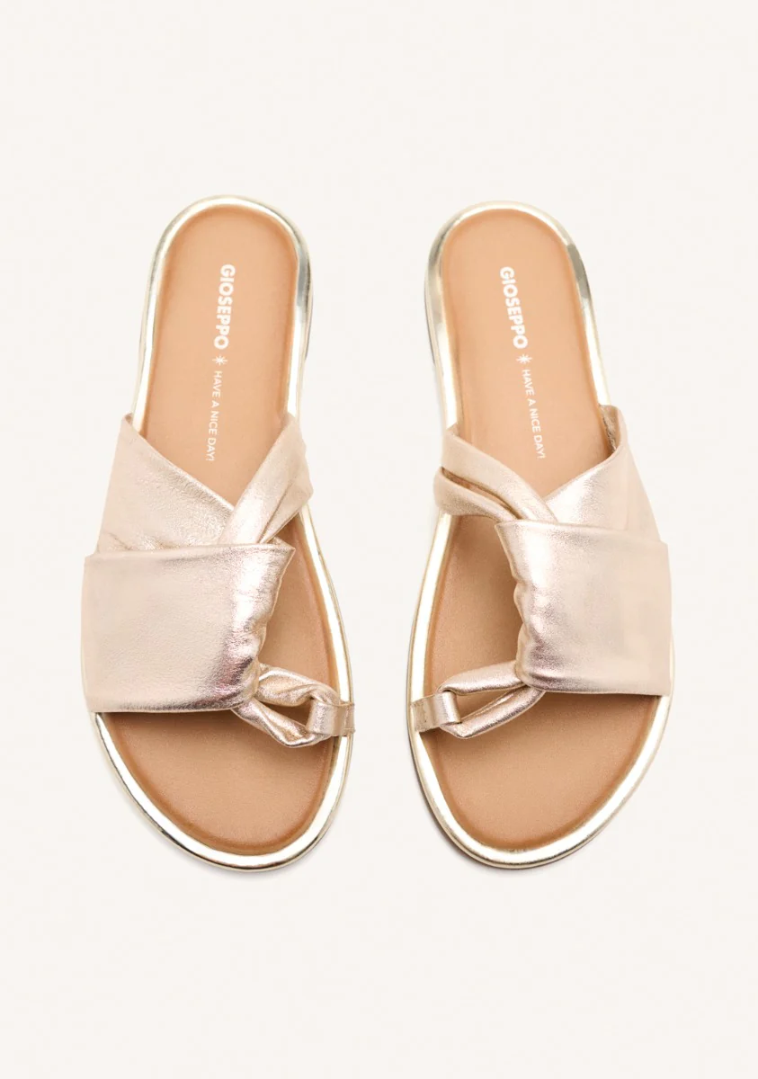 LEATHER FLAT SANDALS WHATELY - Image 4