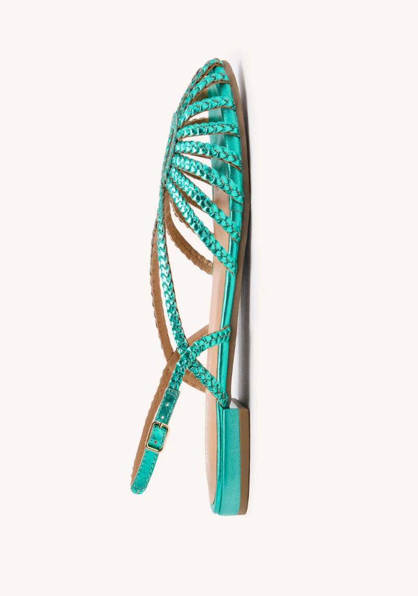 BRAIDED LEATHER MULES HINGHAM - Image 3
