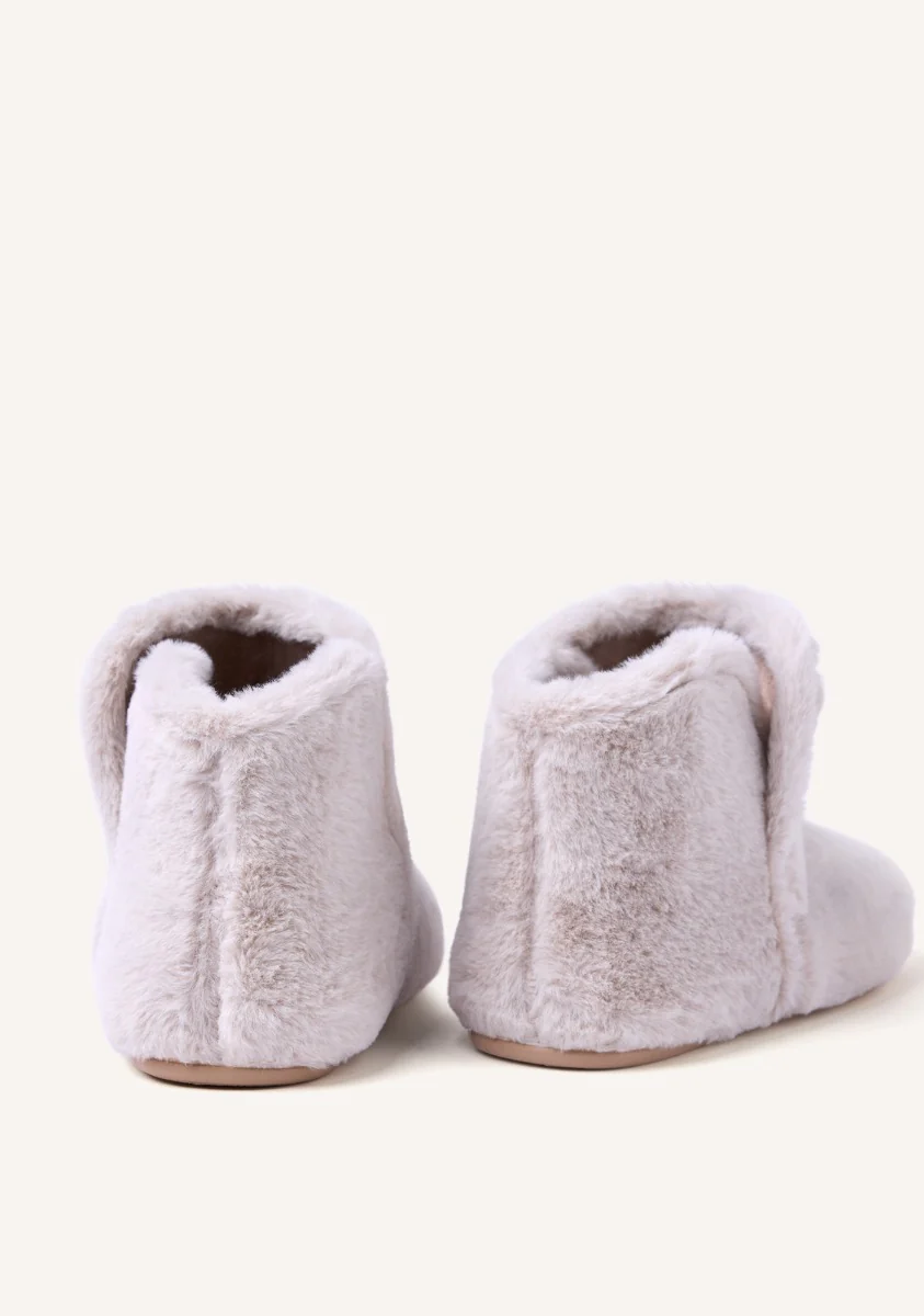 CANDON FURRY BOOT-STYLE SLIPPERS - Image 5