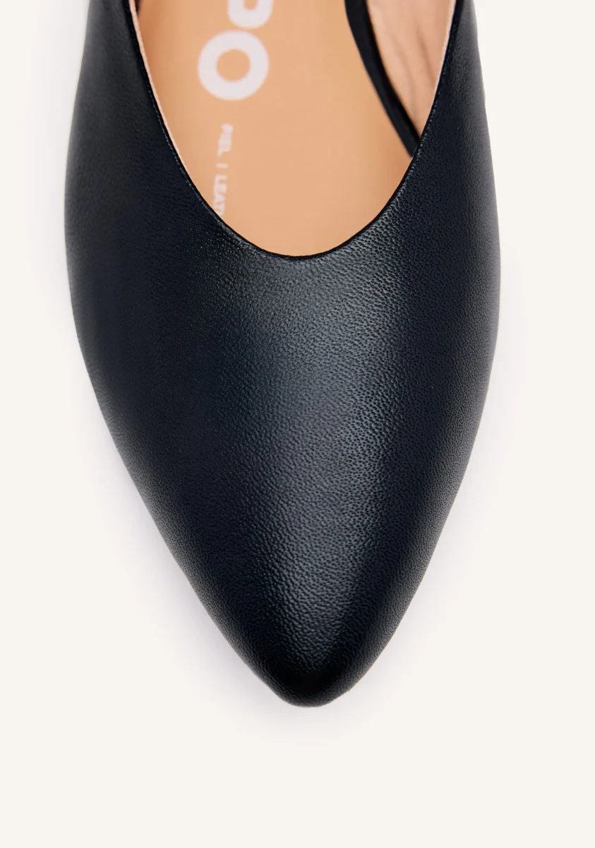 LEATHER BALLET FLATS - Image 4