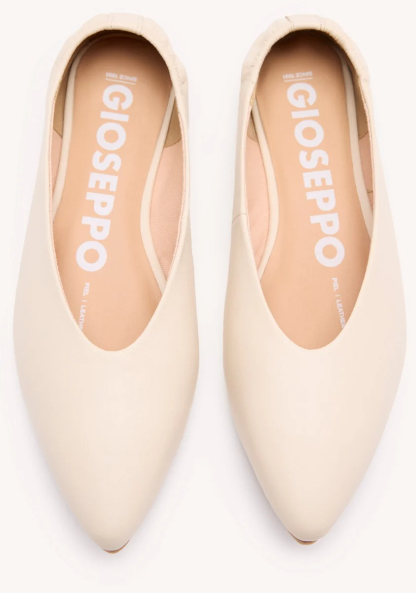 LEATHER BALLET FLATS - Image 4
