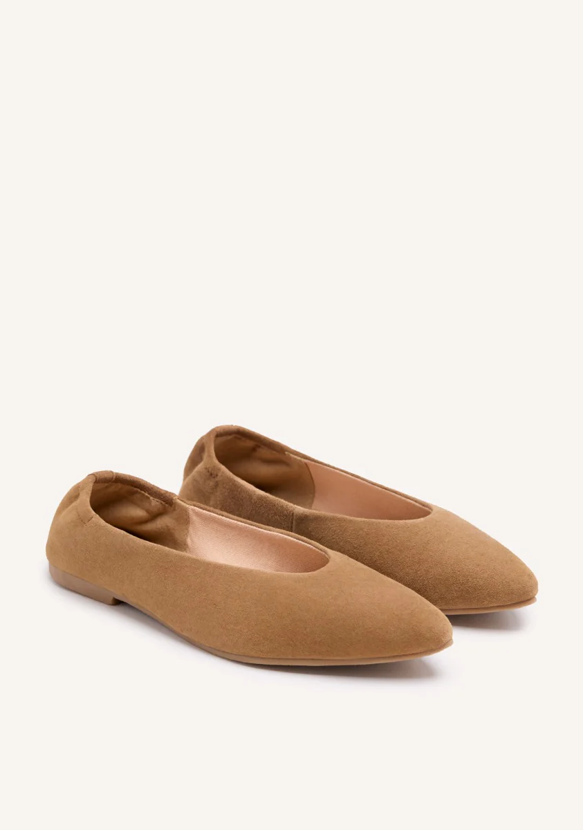 LEATHER BALLET FLATS - Image 2