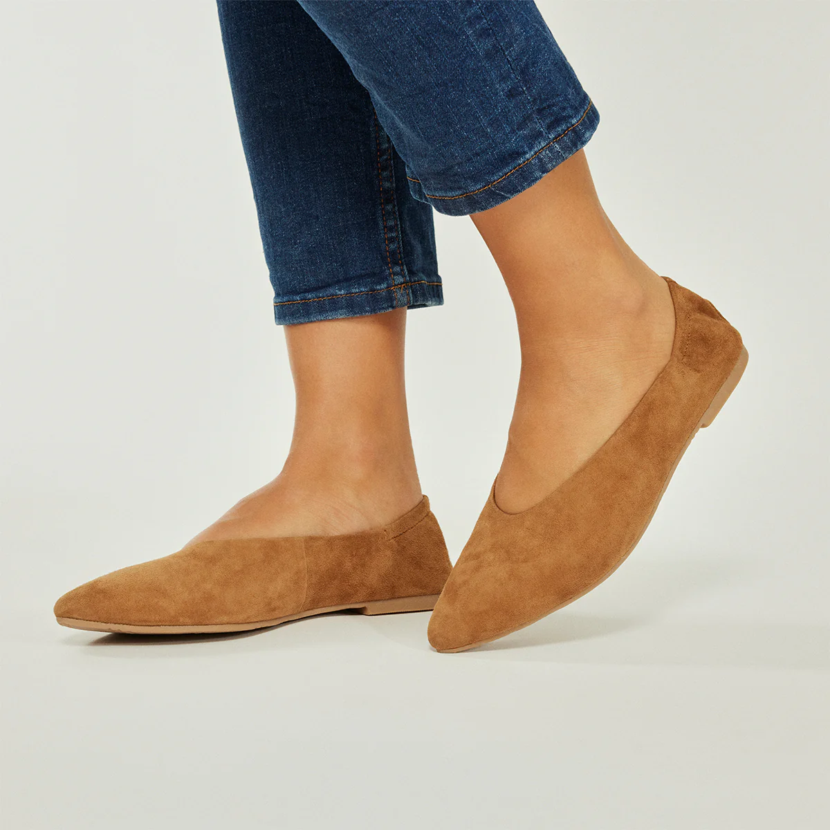 LEATHER BALLET FLATS - Image 5