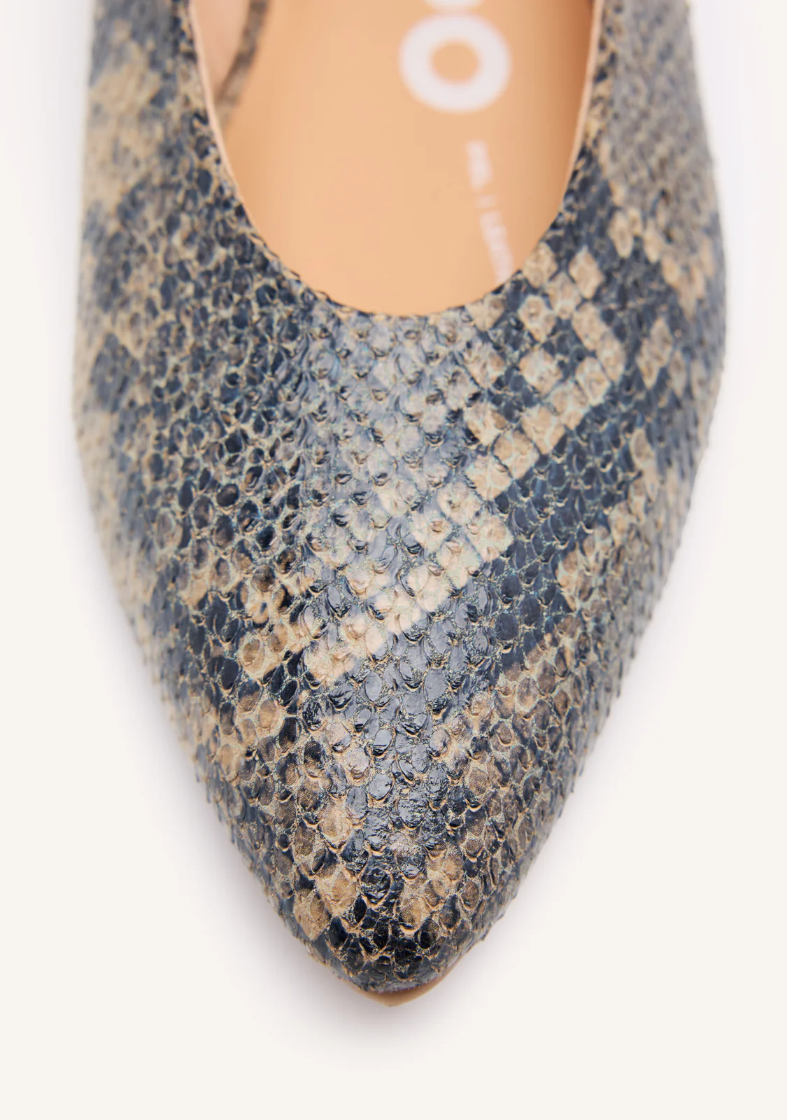 ANIMAL PRINT LEATHER SLINGBACK BALLET FLATS - Image 3