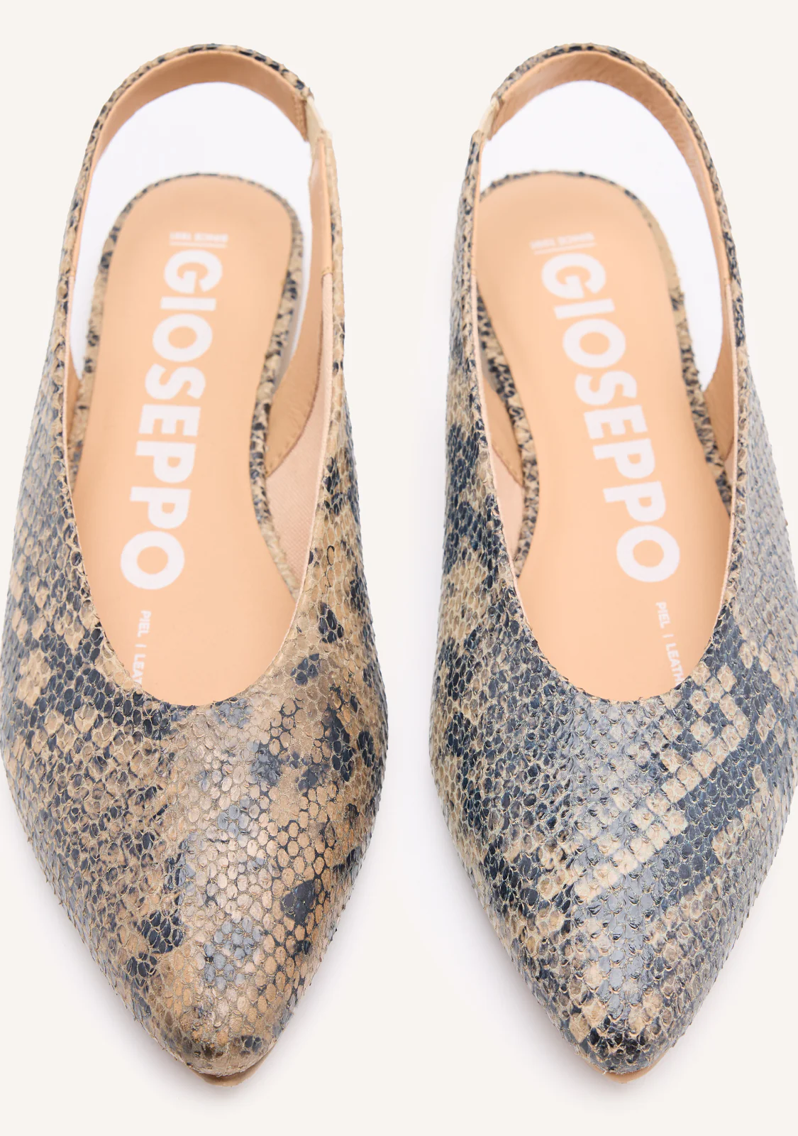 ANIMAL PRINT LEATHER SLINGBACK BALLET FLATS - Image 4