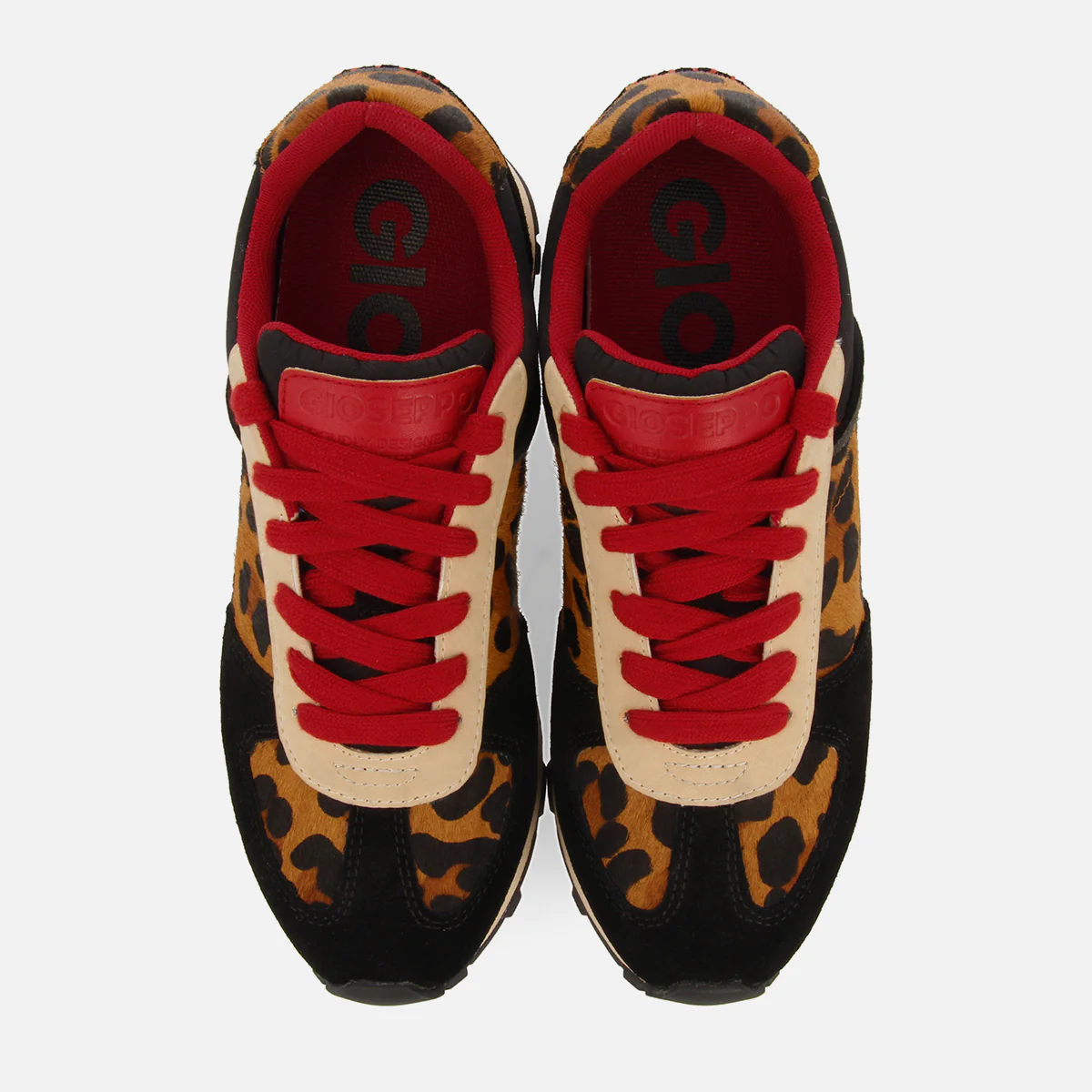 LEOPARD PRINT LEATHER SNEAKERS NOKOMIS - Image 4