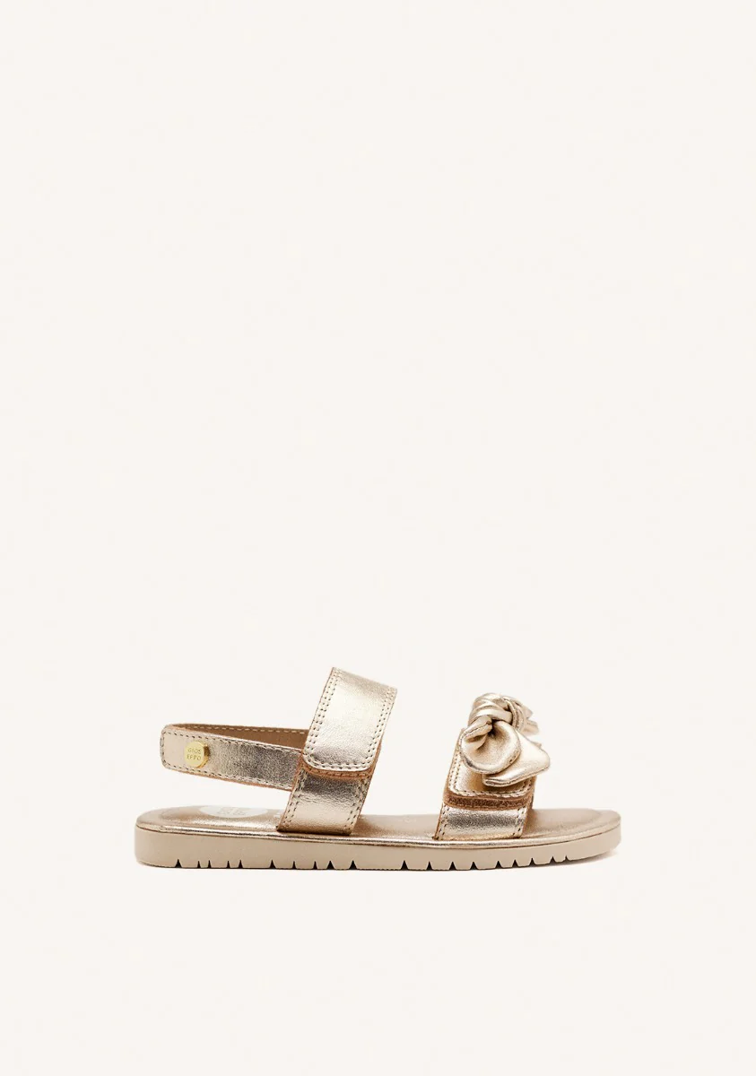 Sandals for girls with tie