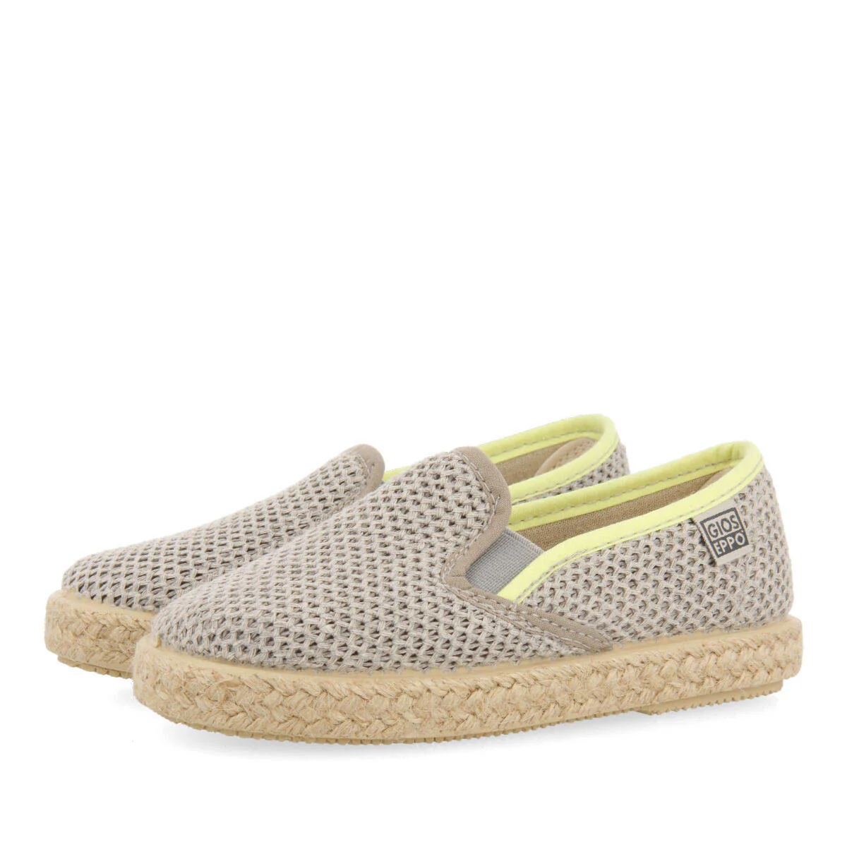 Ablis babies grey slip on espadrilles - Image 2