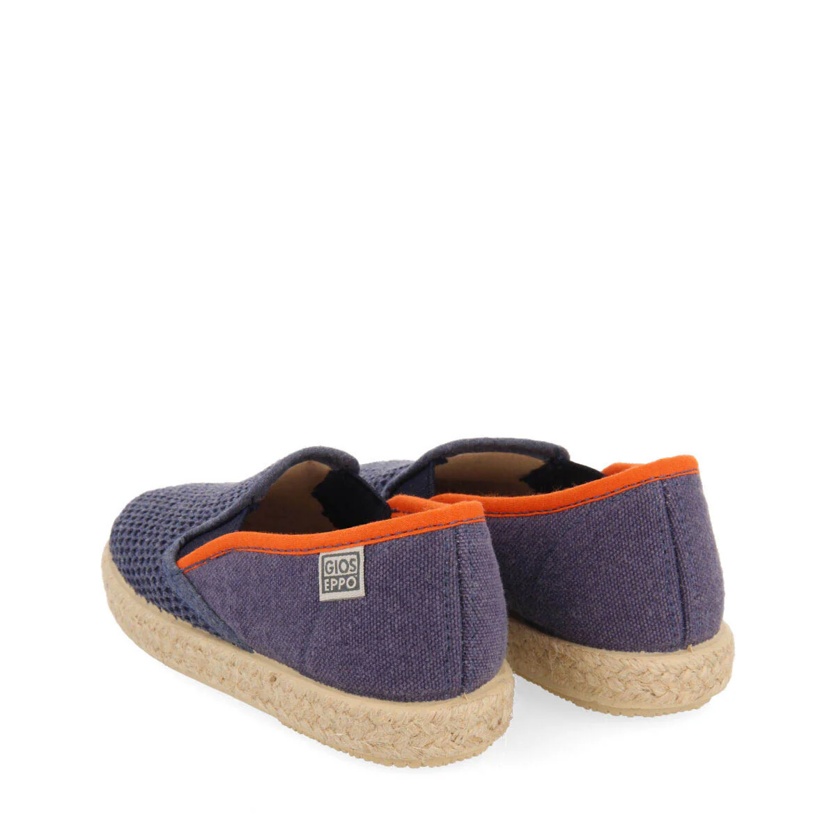 Ablis babies navy blue slip on espadrilles - Image 4
