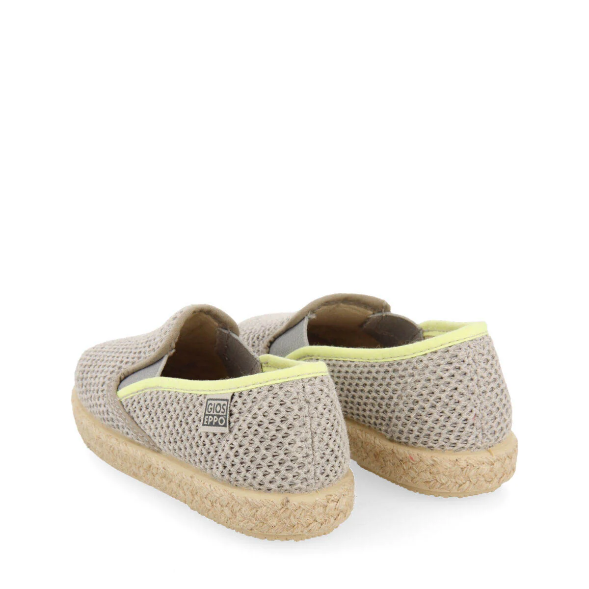 Ablis boys grey slip on espadrilles - Image 4