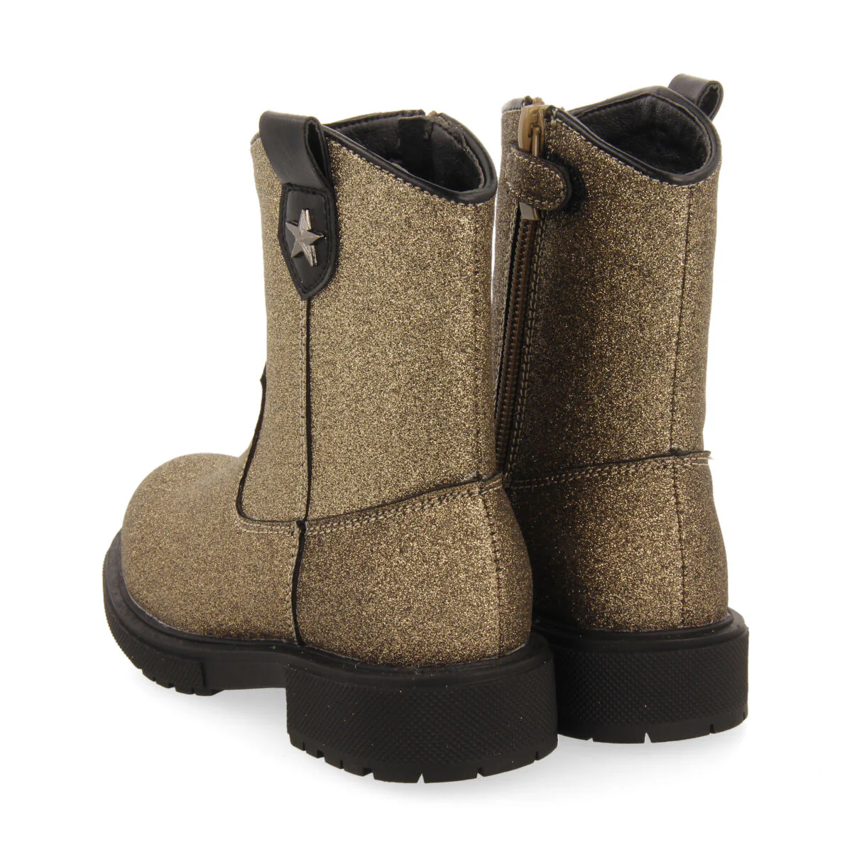 Admont children's glittery gold ankle boots - Image 4