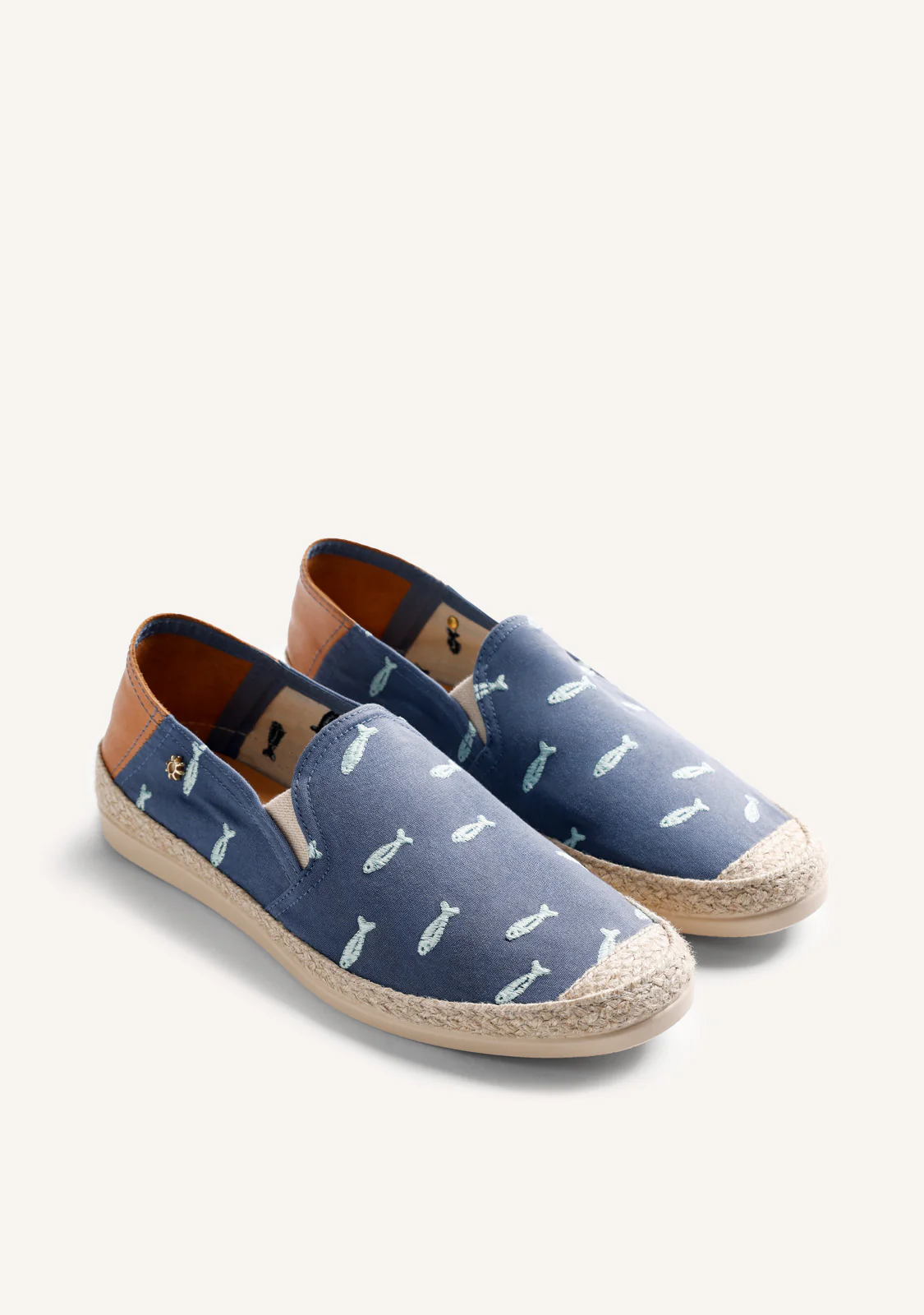BLUE ESPADRILLES FISH PATTERN - Image 2