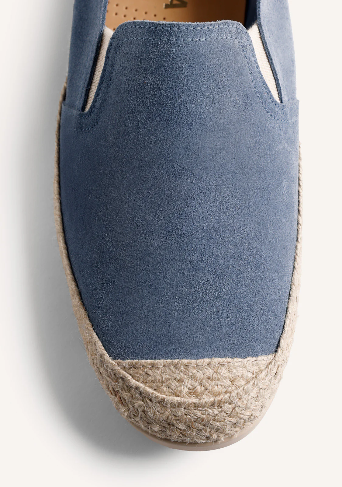 BLUE LEATHER ESPADRILLES - Image 4