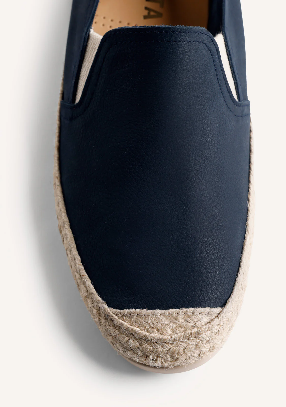 BLUE LEATHER ESPADRILLES - Image 4