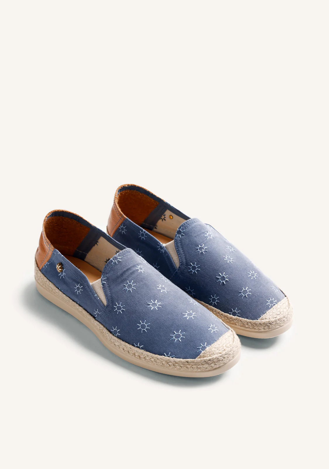 BLUE ESPADRILLES SUN PATTERN - Image 2