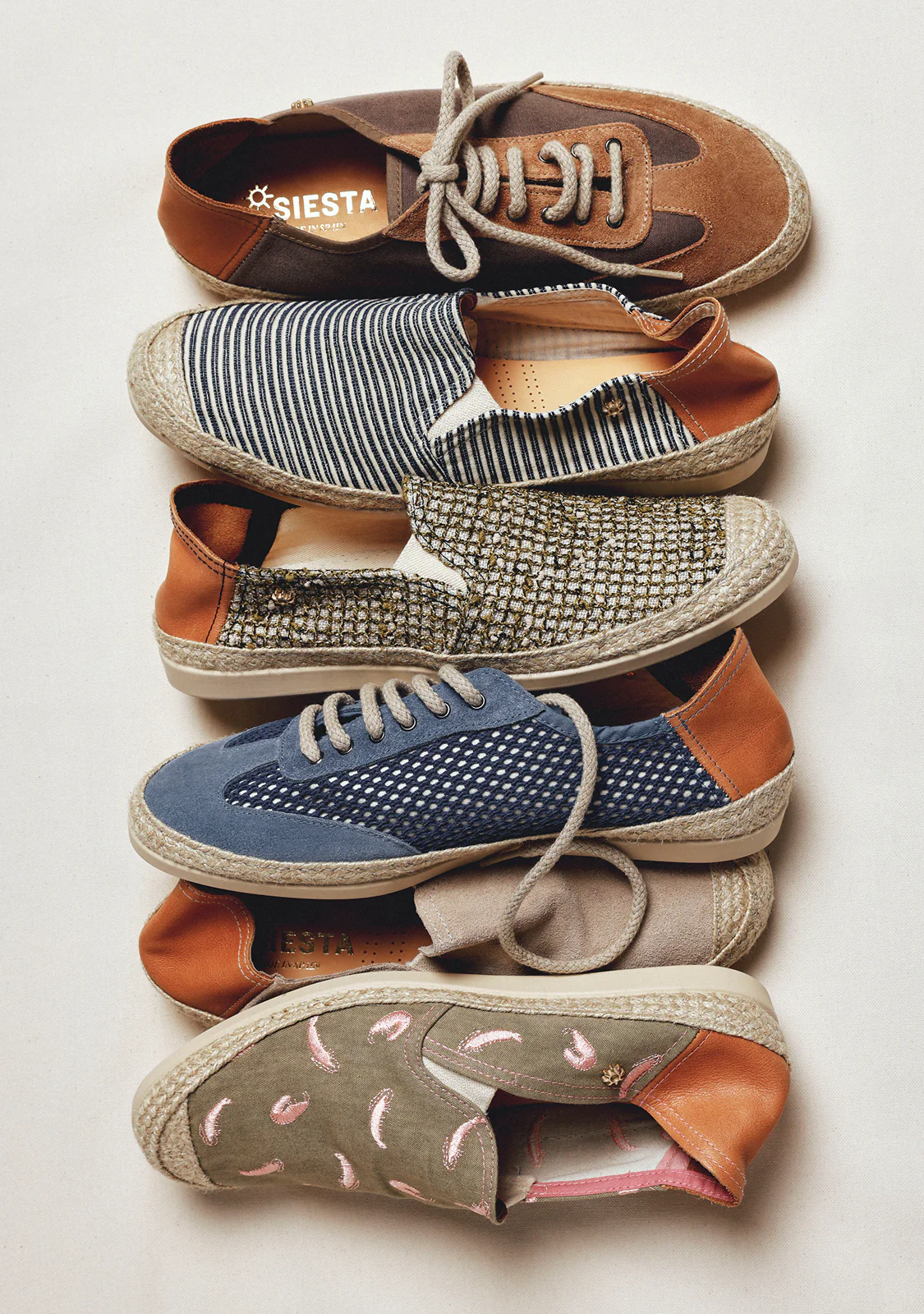 BEIGE LEATHER ESPADRILLES - Image 10