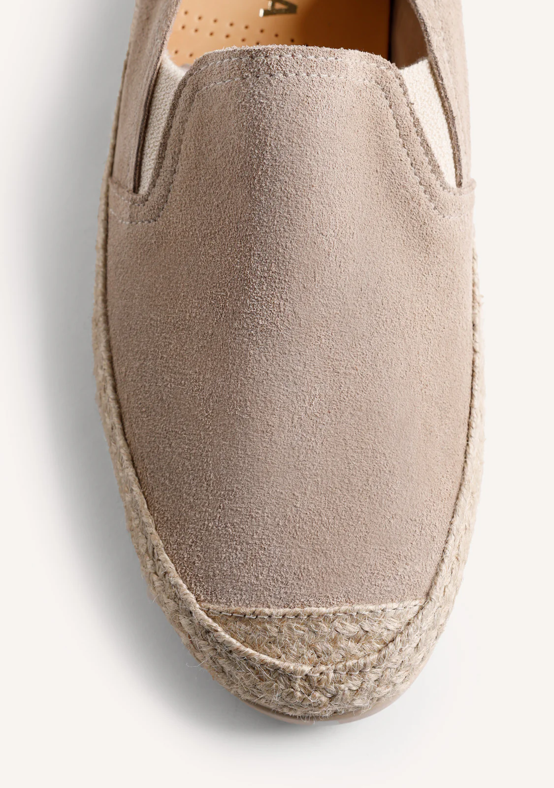 BEIGE LEATHER ESPADRILLES - Image 4