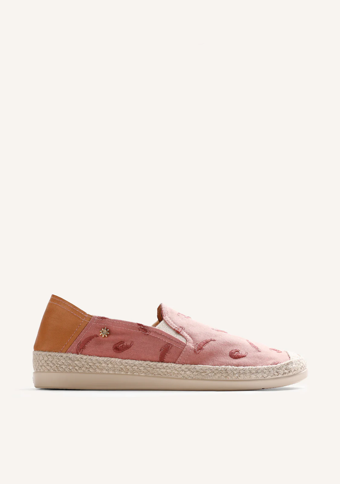 TERRACOTA ESPADRILLES FISH PATTERN