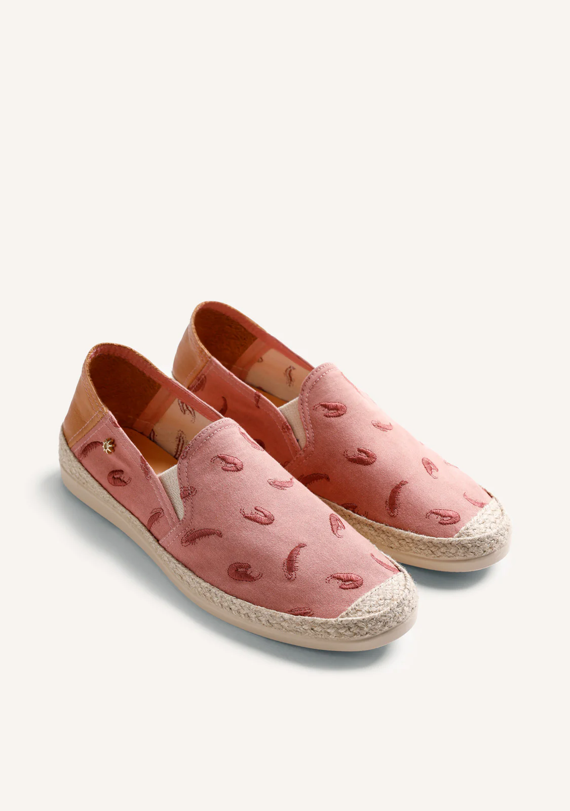 TERRACOTA ESPADRILLES FISH PATTERN - Image 2