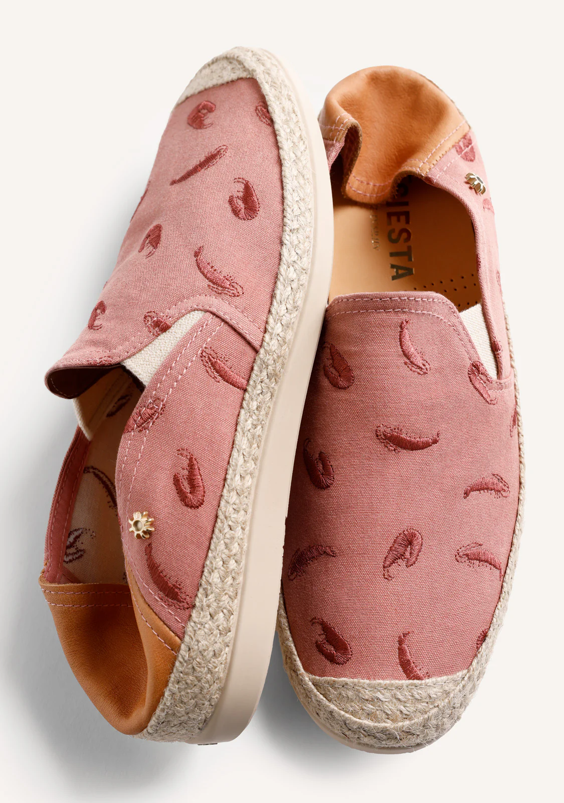 TERRACOTA ESPADRILLES FISH PATTERN - Image 7
