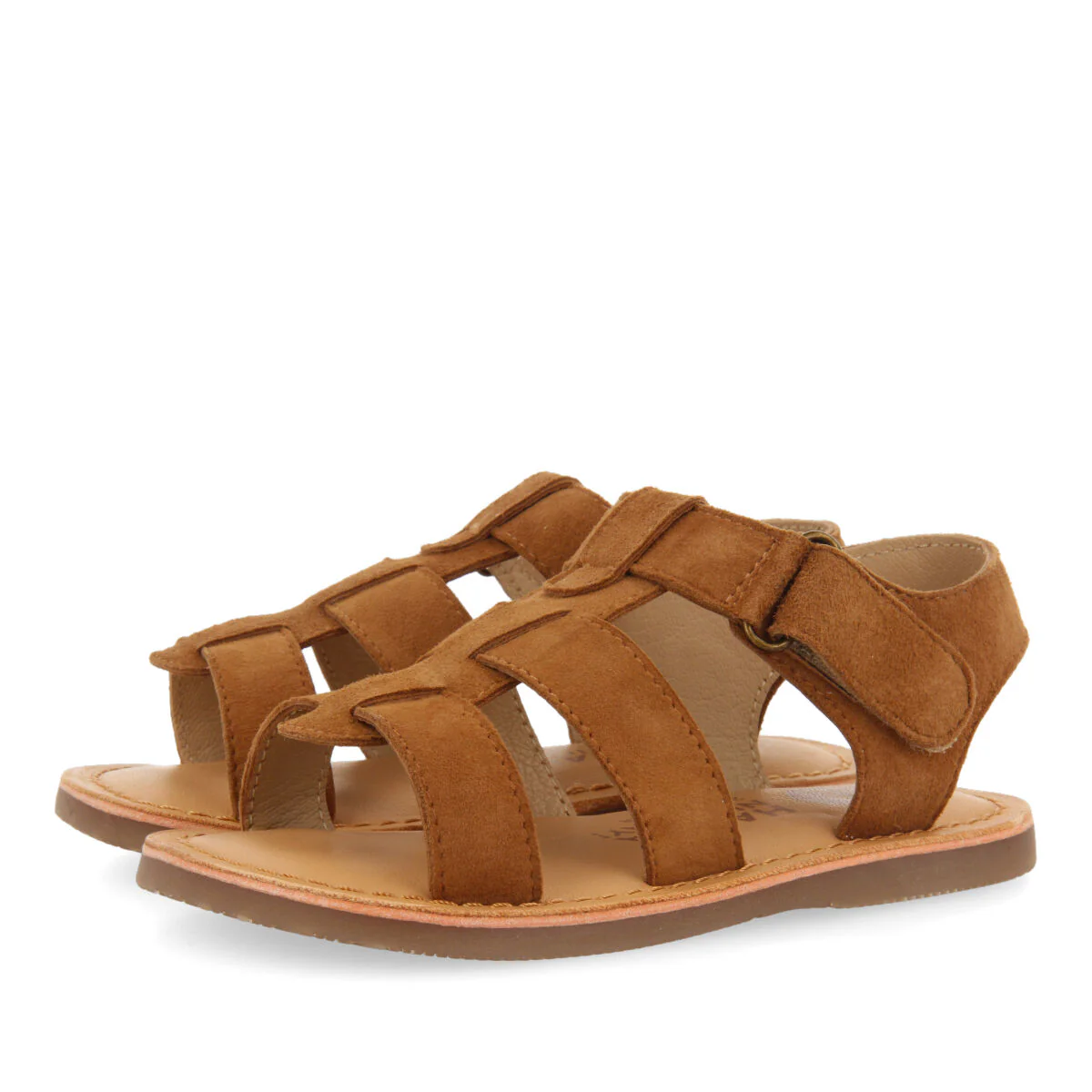 Anaco boys tan leather strappy sandals - Image 2