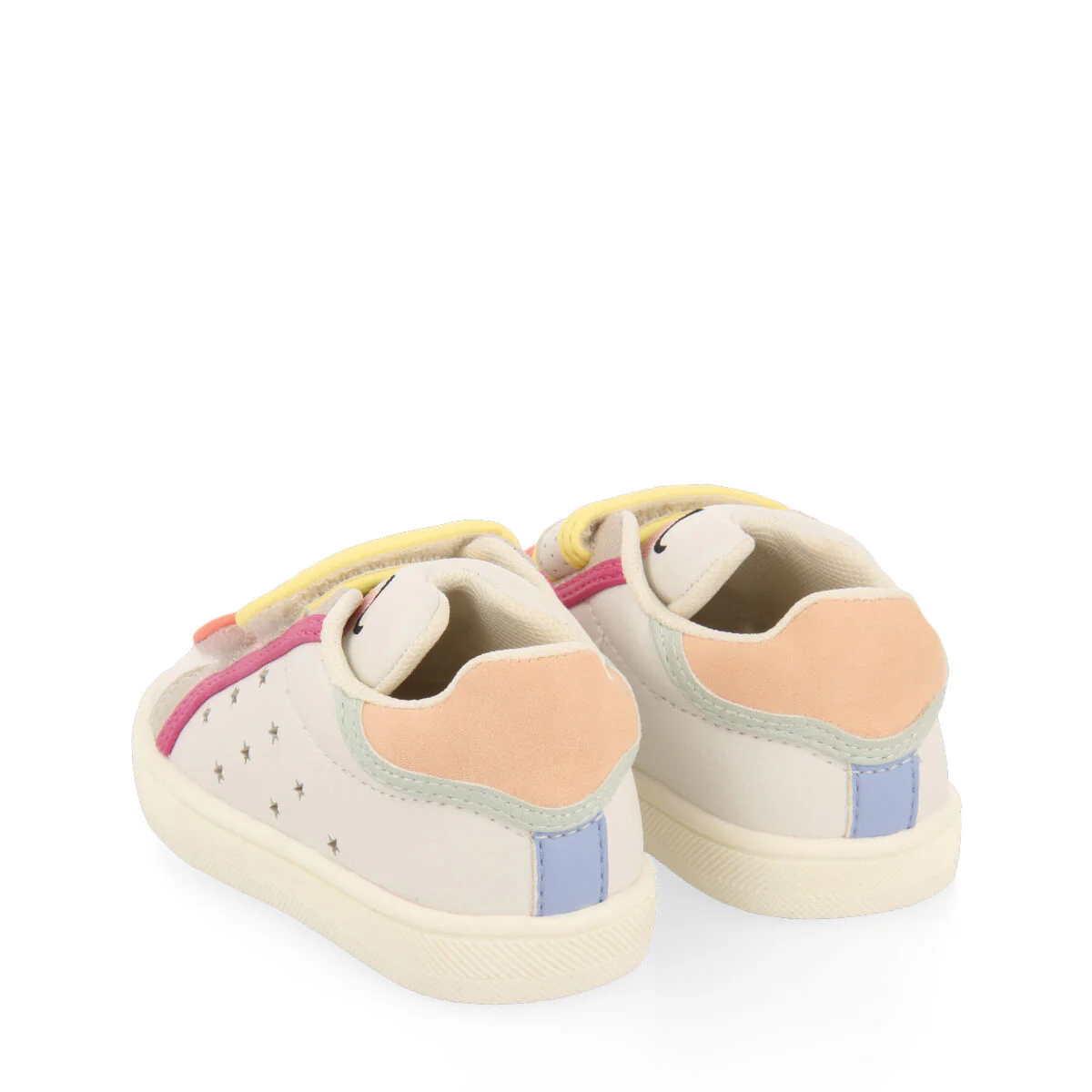 Ancash babies white sneakers with colourful details - Image 4
