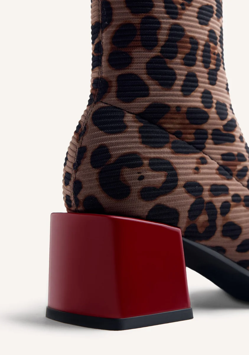 ANIMAL PRINT ELASTIC BOOTS INGER - Image 4