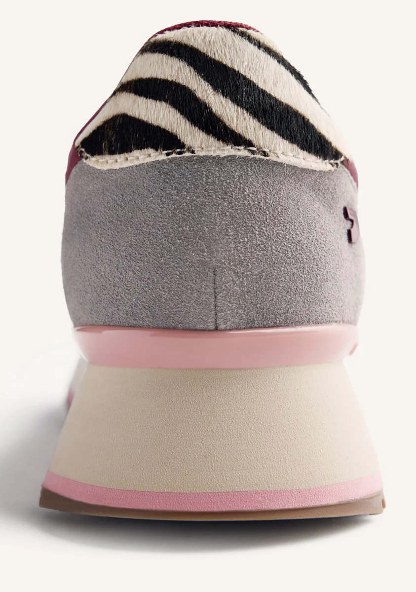 ANIMAL PRINT LEATHER AND FUR SNEAKERS POSEN - Image 6