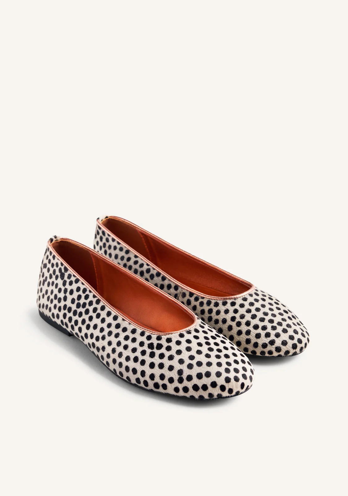 ANIMAL PRINT LEATHER BALLET FLATS UVINZA - Image 2