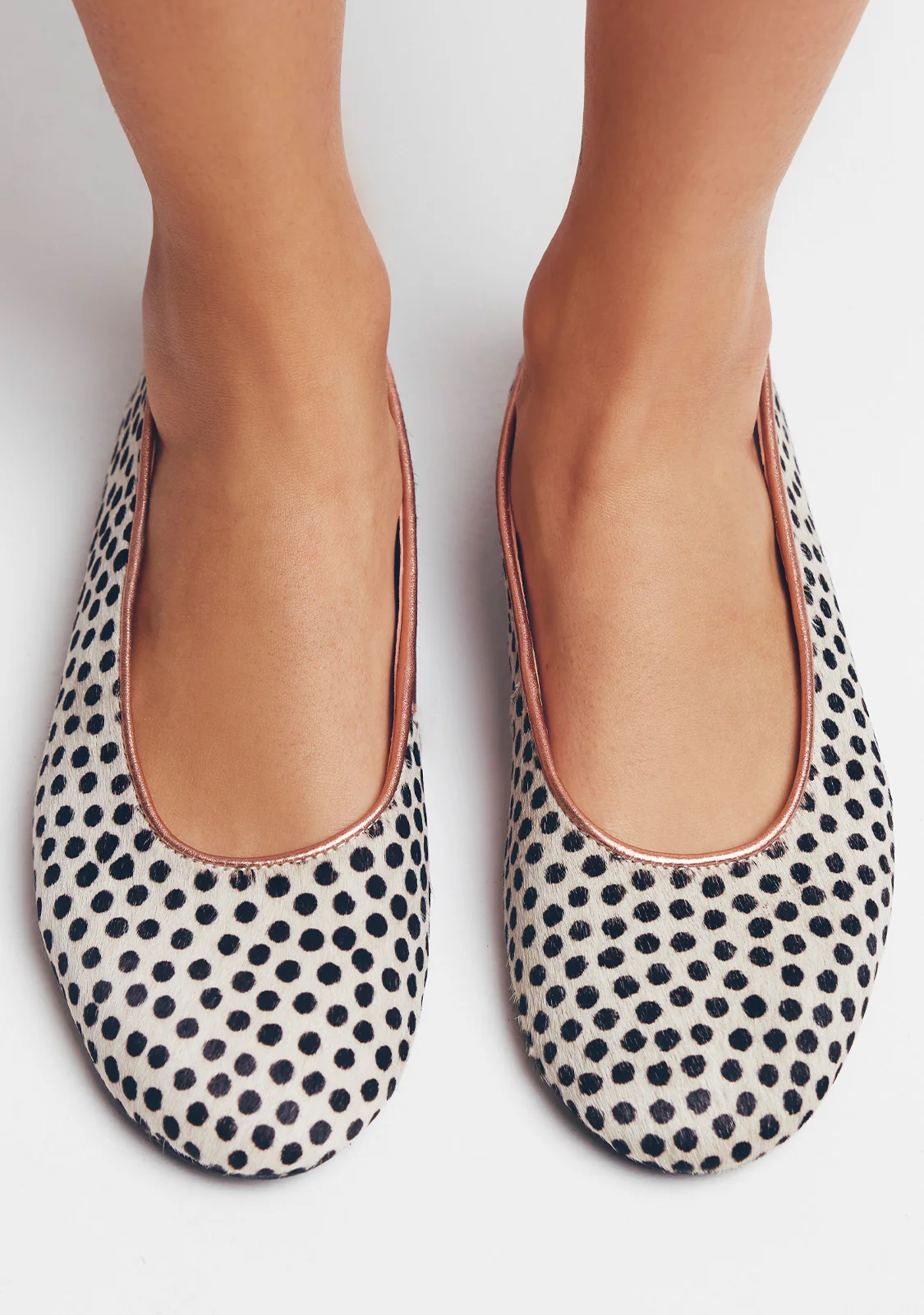 ANIMAL PRINT LEATHER BALLET FLATS UVINZA - Image 7