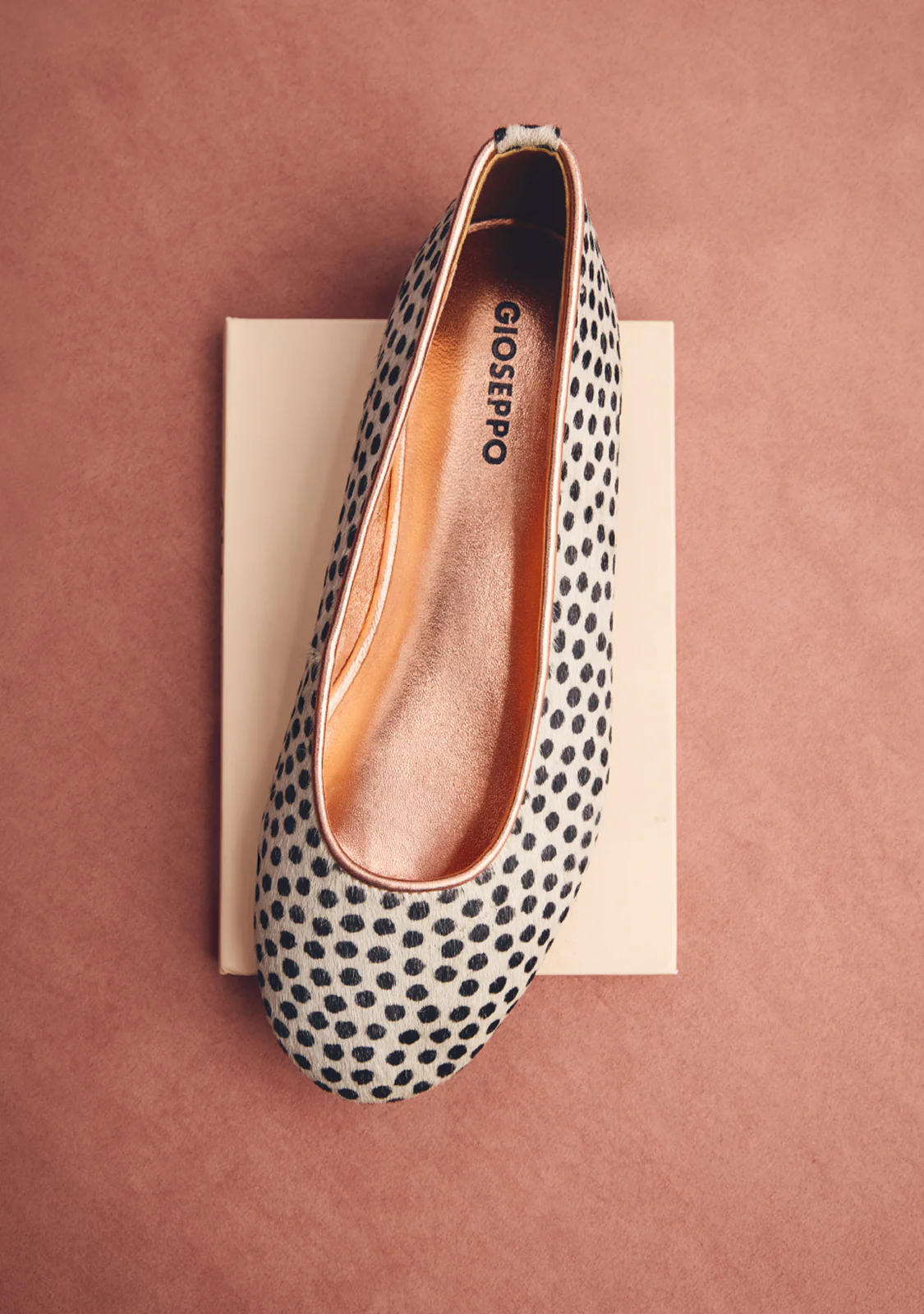 ANIMAL PRINT LEATHER BALLET FLATS UVINZA - Image 8