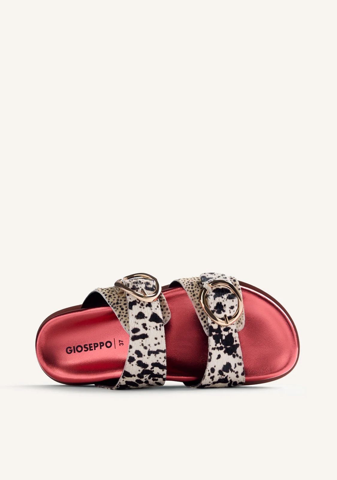 ANIMAL PRINT LEATHER BIO SANDALS CARNEY